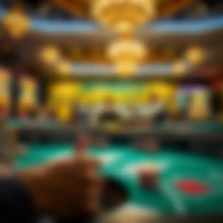 Illustration of diverse casino games available at Golden Lion Online Casino