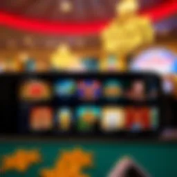 User interface of Golden Nugget Casino app showcasing game selection