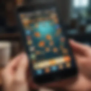 User interface showcasing the Goldfish Slot App features