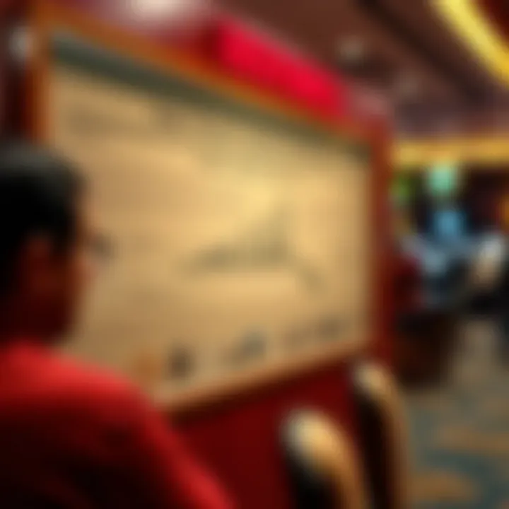 A historical display detailing the evolution of Indian gaming laws and their impact on Texas communities.