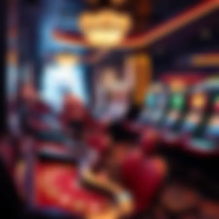 Variety of casino games available for guests