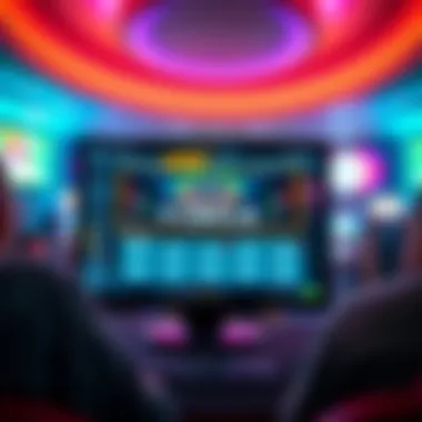 Exploring Trivia Platforms A digital platform interface designed for trivia competitions