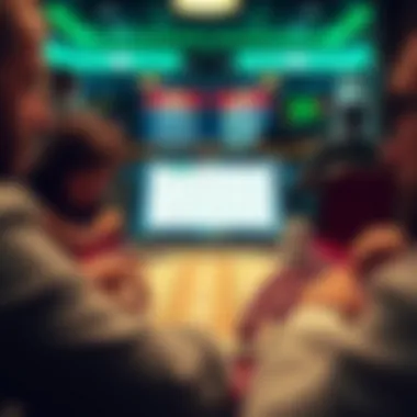 Exploring Online Cribbage Platforms An overview of online platforms offering cribbage for real money, showcasing digital interaction.