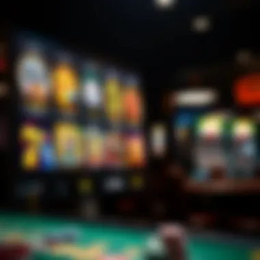 Exploring Online Casino Games A digital representation of an online casino interface with various games available