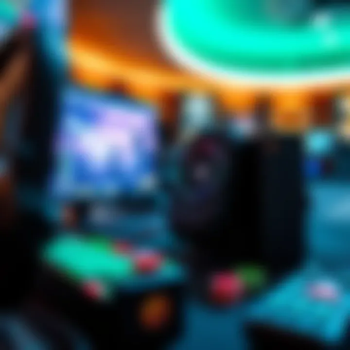 High-End Gaming Devices for High Rollers An array of high-end gaming devices and accessories used by high rollers