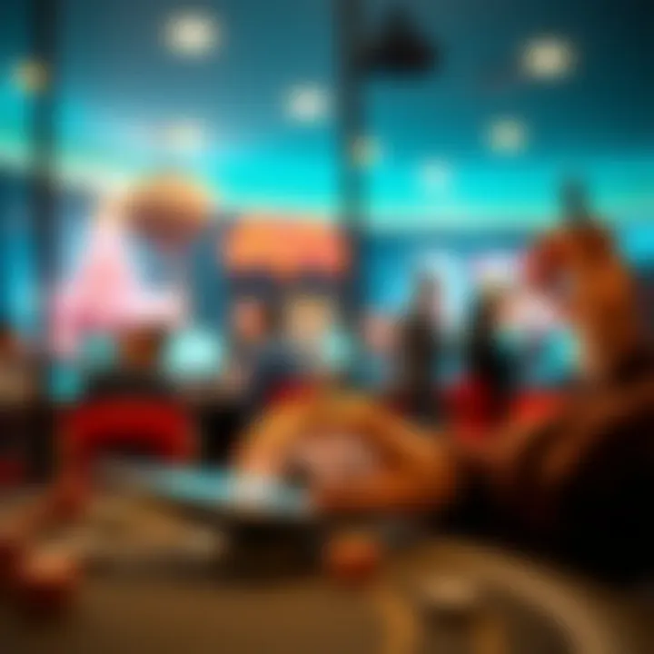 Digital Convenience in Lottery A serene setting showcasing a person using a mobile device for online lottery ticket purchase