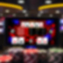 A vibrant online video poker interface showcasing various game options