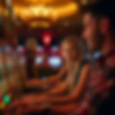 A player engaged in a thrilling gold slot game session