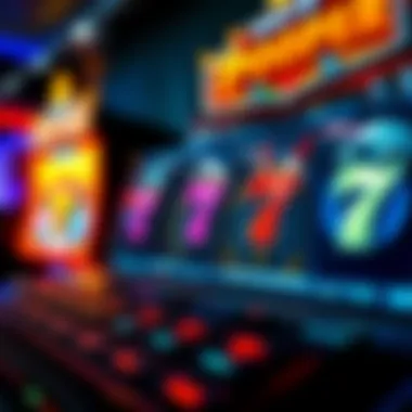 Thematic Elements of Party Pooper Slot Artistic depiction of the thematic elements within the Party Pooper slot, focusing on its unique symbols and colors.