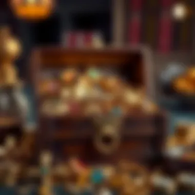 Treasure of the High Seas Treasure chest overflowing with gold and jewels