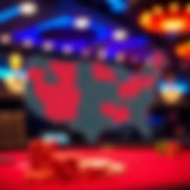 Operational States of PointsBet Map illustrating PointsBet's operational states