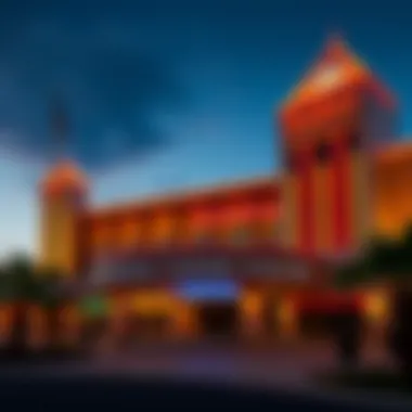 Architectural Design of Redding Indian Casino Exterior view of the Redding Indian Casino showcasing its architectural design