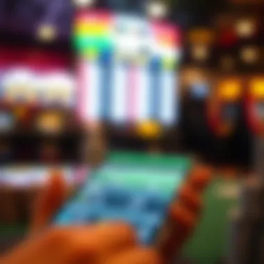 Close-up of a sports betting app on a smartphone