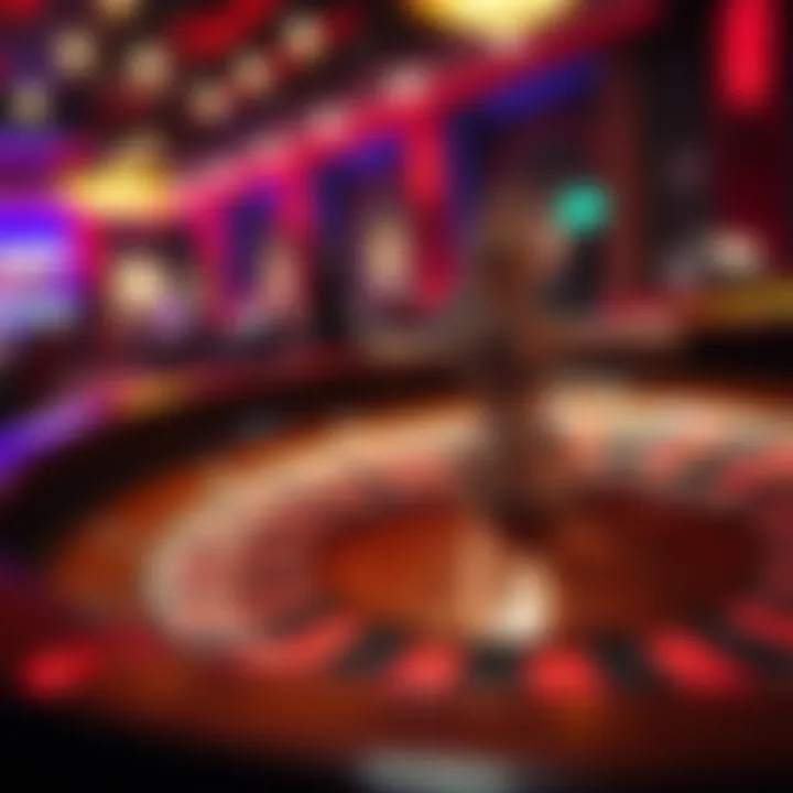 Roulette: The Classic Game of Chance A captivating view of a roulette wheel in action