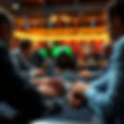 Illustration of strategic game elements in betting
