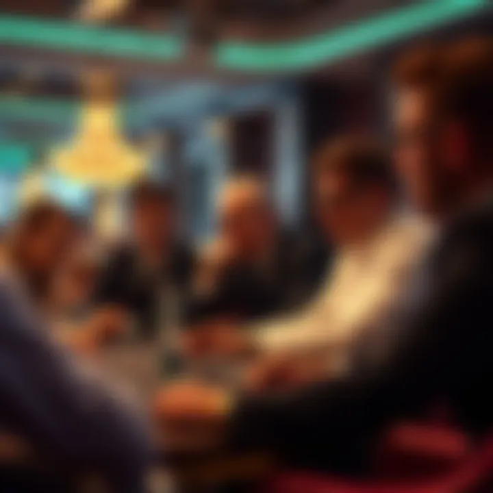 Strategic planning session among investment experts