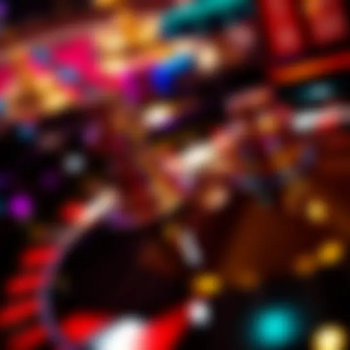 The Thrill of the Roulette Wheel Close-up of a roulette wheel in action