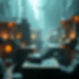 An intricate level design showcasing a challenging platform in a hard game