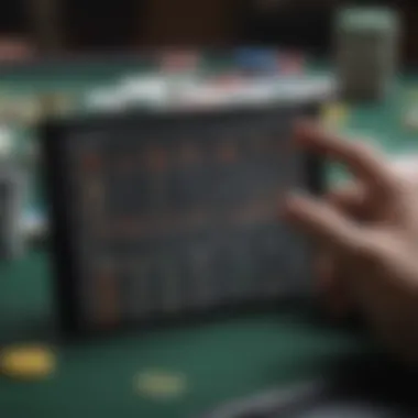 Analyzing Betting Performance Trends A detailed analytical graph showcasing betting performance trends