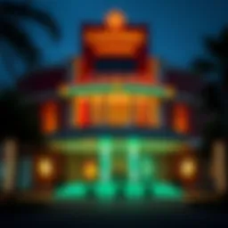 Exterior view of a luxury casino