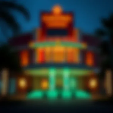 Exterior view of a luxury casino