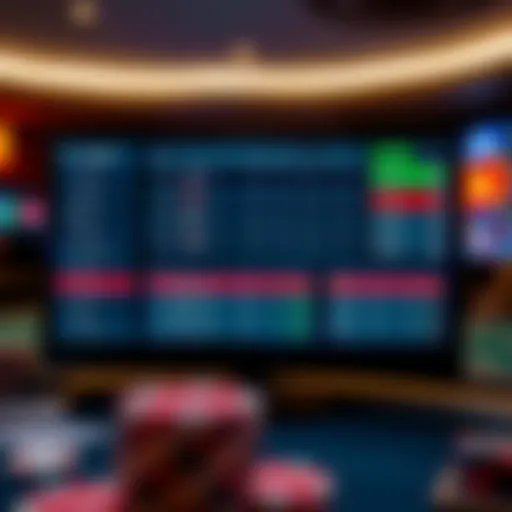 Twin River Sportsbook Online Interface A sleek interface of the Twin River Sportsbook online platform showcasing various betting options.