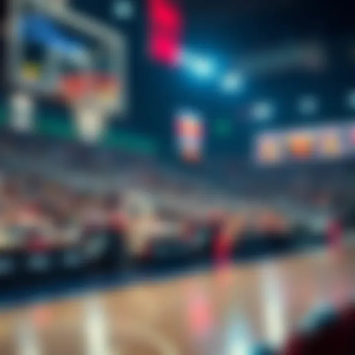 The Concept of Point Spread in Basketball Betting Illustration of point spread concept in basketball betting