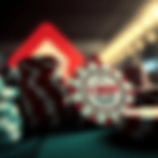 Visual representation of poker chips symbolizing the promotion