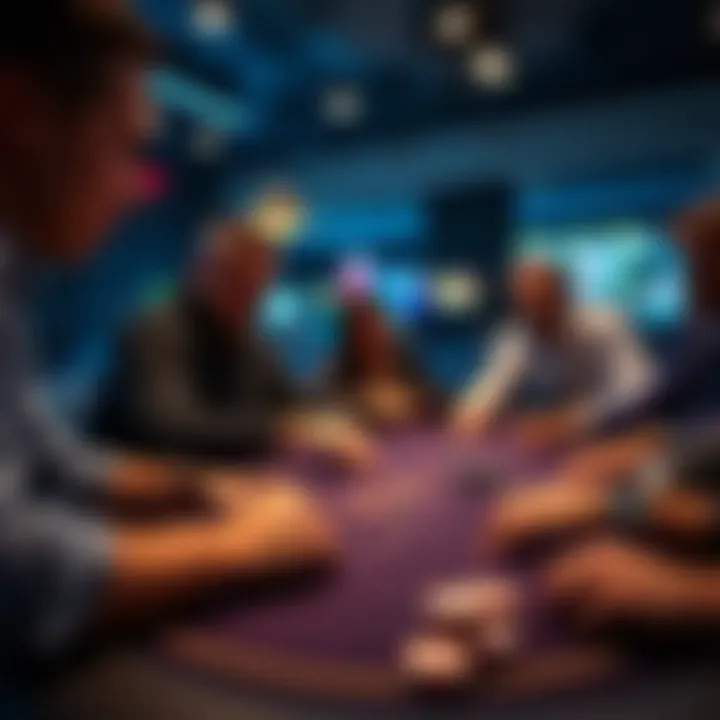 Strategic gameplay at the poker table